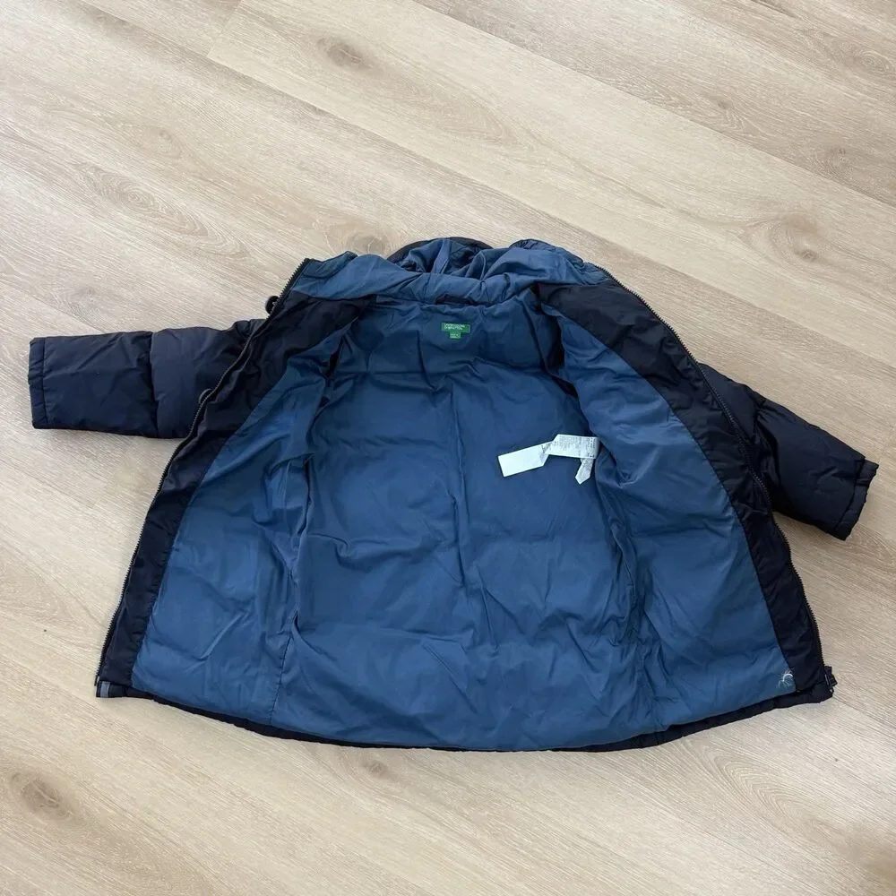 Benetton Kids Arctic Adventures Svalbard Down Parka Coat Size 8 M 130cm Sporty
